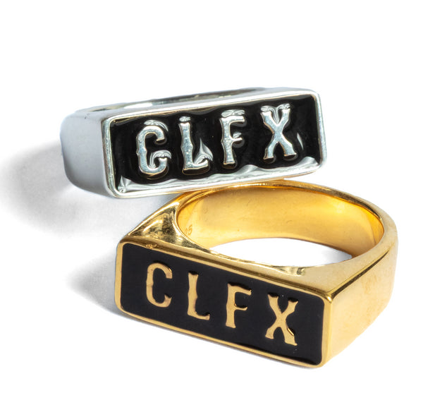 303 Boards - CLFX Block Ring (Gold/Silver)